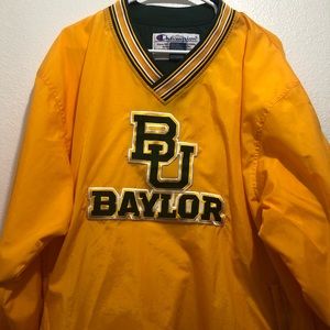 Champion Baylor Bears jacket size Large gold